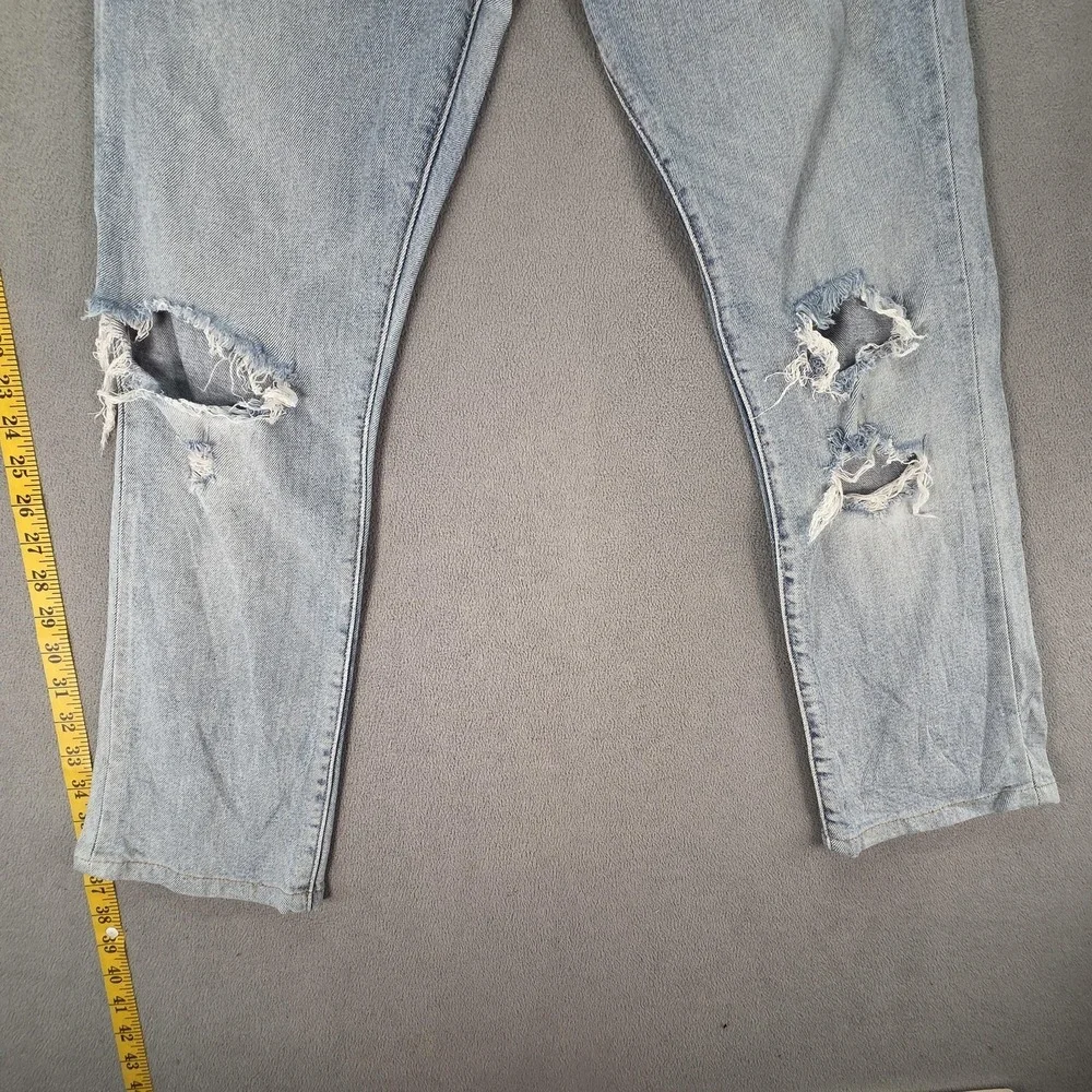 Levis 511 Jeans Mens Selvedge Blue Light Wash Slim Thrashed Whiskers‎ Fits 30x27
